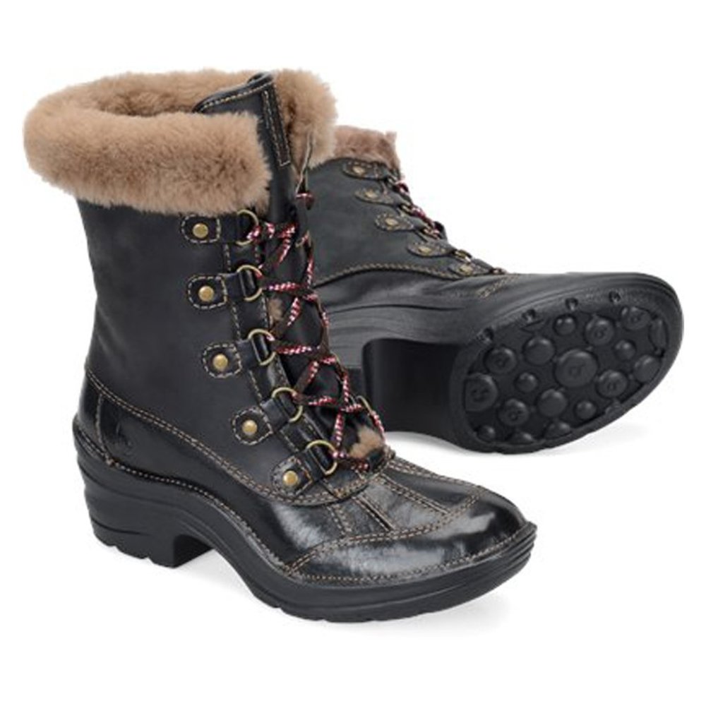 Bionica ROSEMOUNT duck boot BLACK HAVANNA BROWN waterproof winter size 10